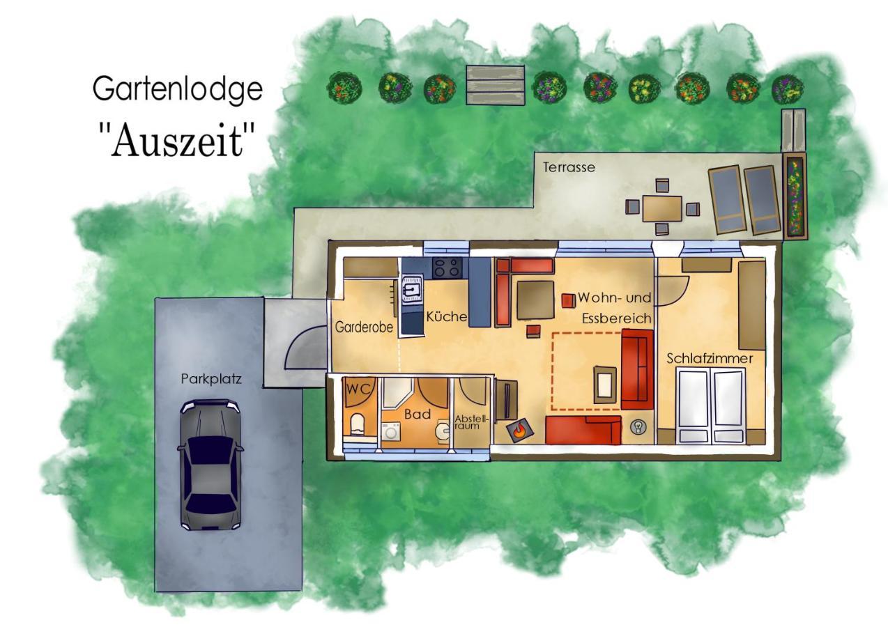 Gartenlodge Auszeit Noetsch ภายนอก รูปภาพ